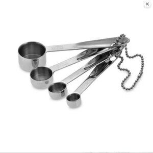 NWT All-Clad Stainless-Steel Measuring Spoons 4 Pieces Set